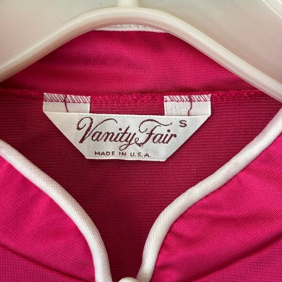 New Vanity Fair Size Small 2 Piece Peignoir Night Gown and Robe pink - Picture 8 of 14